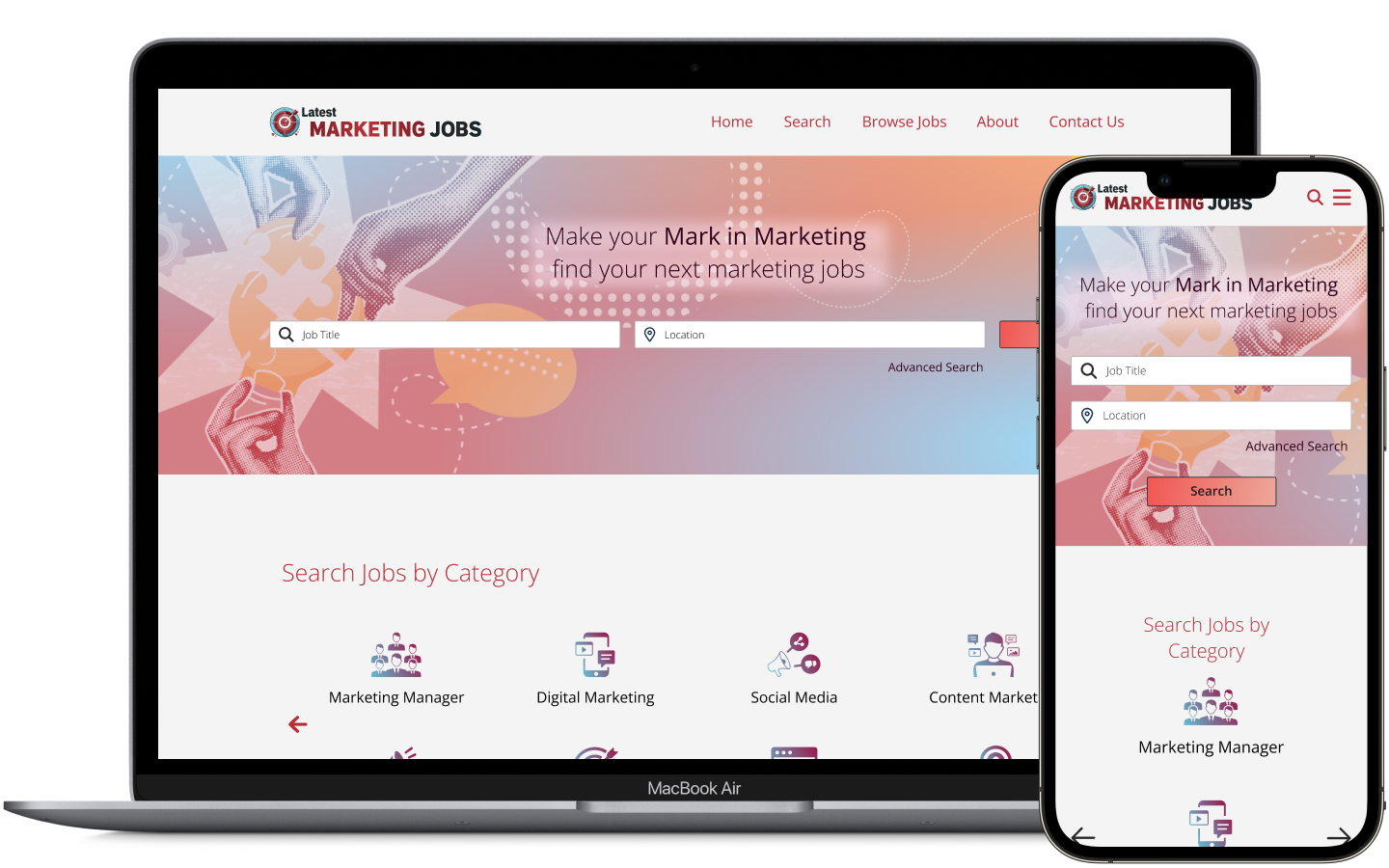 The BIG Jobsite : job platform page