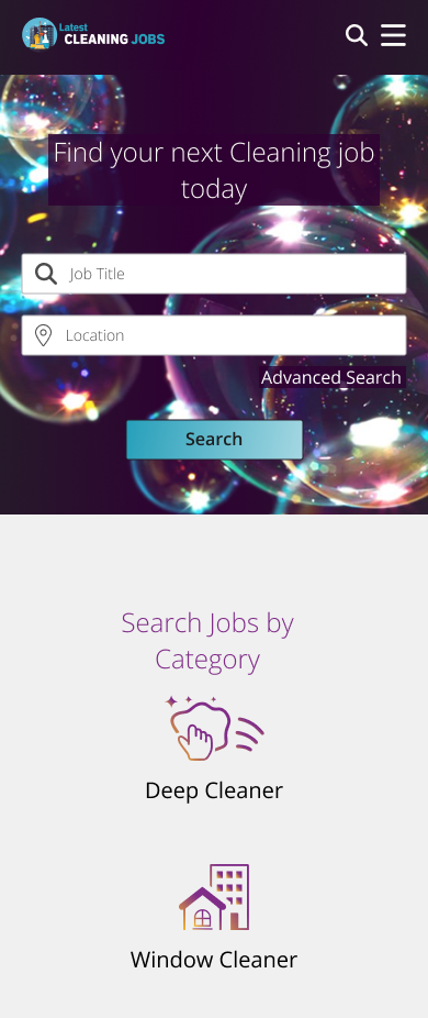 The BIG Jobsite : original job platform page