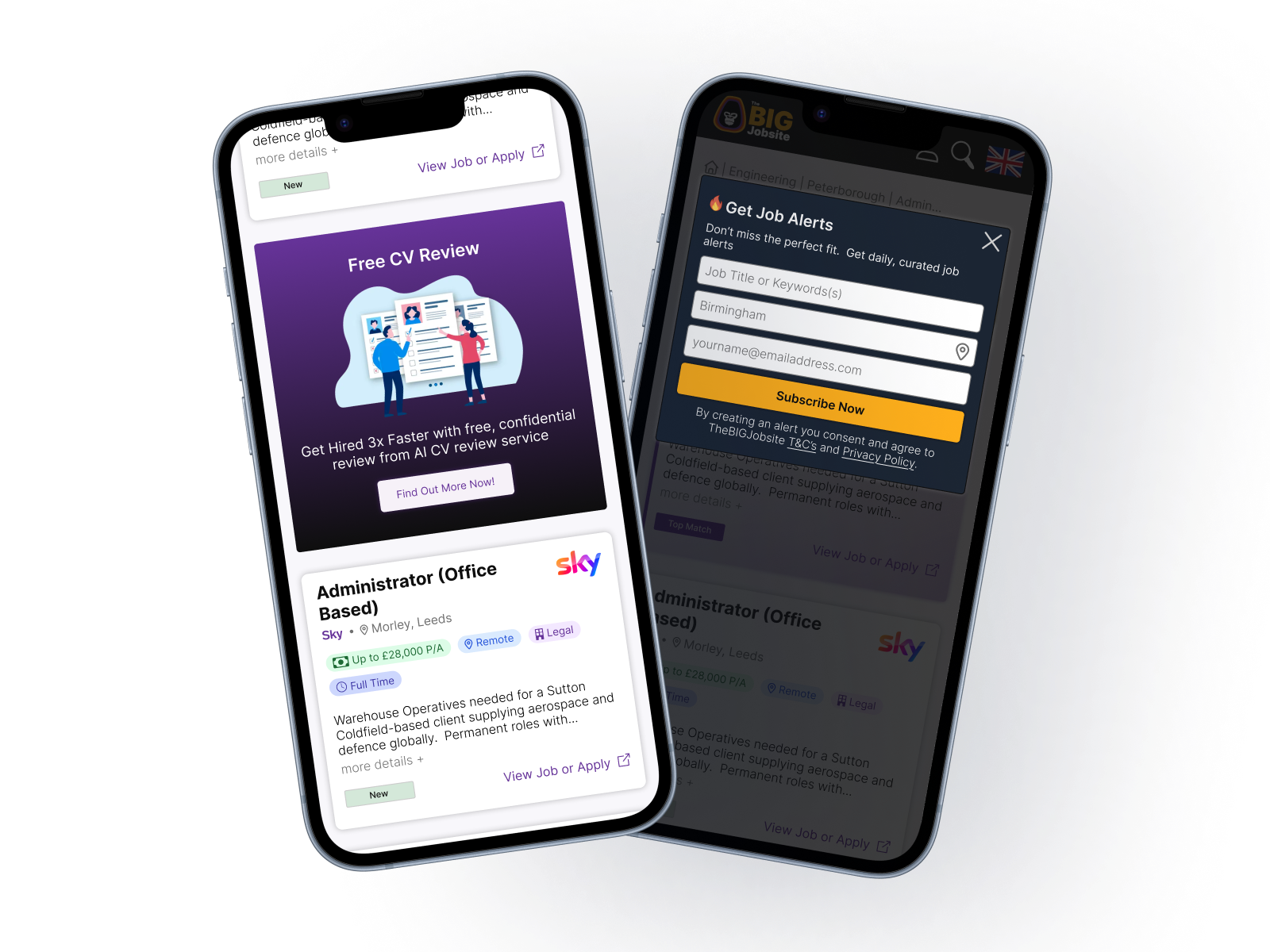 The BIG Jobsite : results page